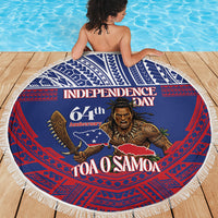 Samoa Independence Day Beach Blanket 64th Anniversary Toa O Samoa LT14 - Polynesian Pride