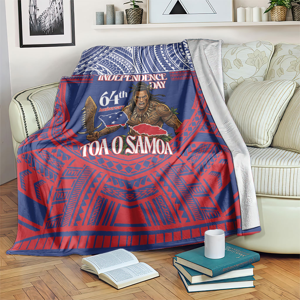 Samoa Independence Day Blanket 64th Anniversary Toa O Samoa