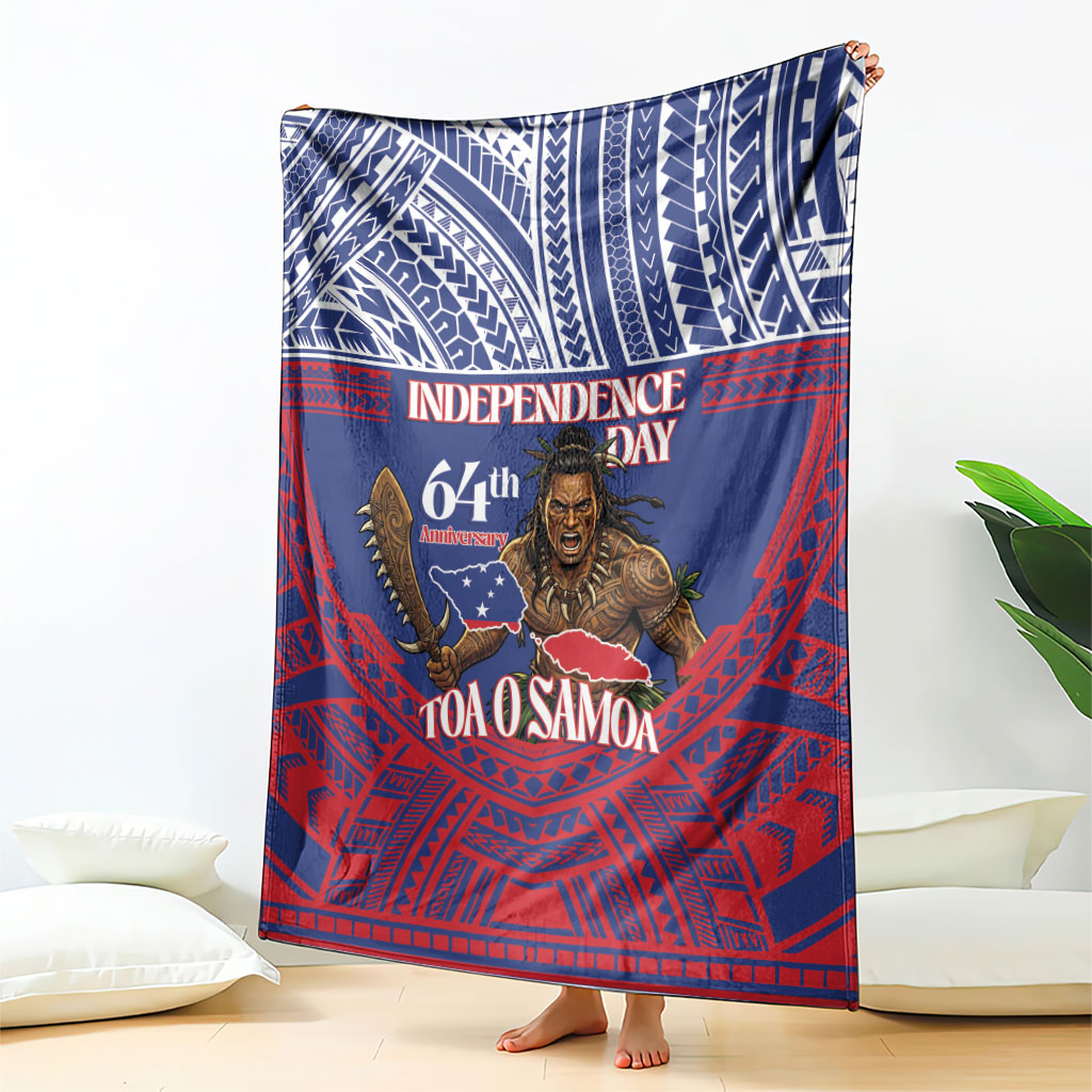 Samoa Independence Day Blanket 64th Anniversary Toa O Samoa
