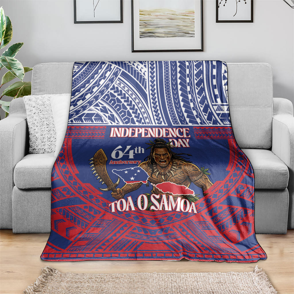 Samoa Independence Day Blanket 64th Anniversary Toa O Samoa