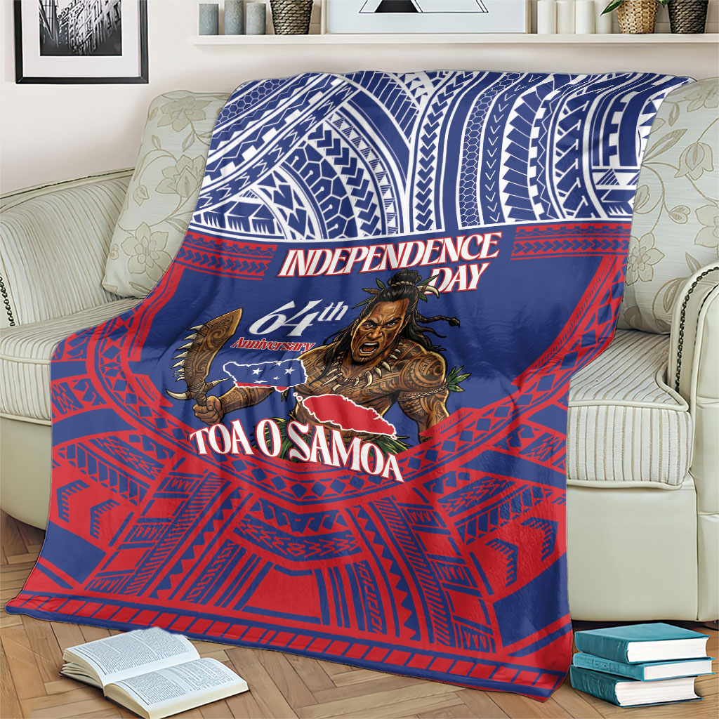 Samoa Independence Day Blanket 64th Anniversary Toa O Samoa