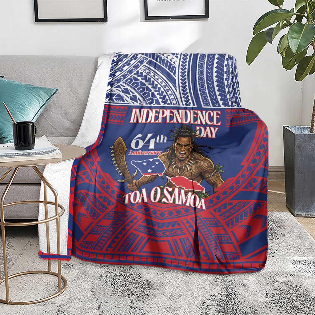 Samoa Independence Day Blanket 64th Anniversary Toa O Samoa