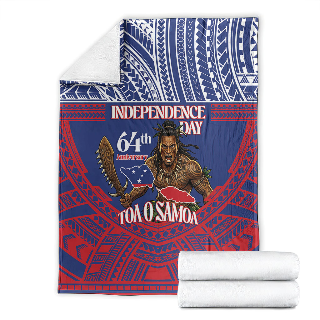 Samoa Independence Day Blanket 64th Anniversary Toa O Samoa