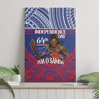 Samoa Independence Day Canvas Wall Art 64th Anniversary Toa O Samoa