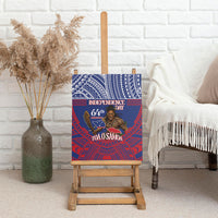 Samoa Independence Day Canvas Wall Art 64th Anniversary Toa O Samoa