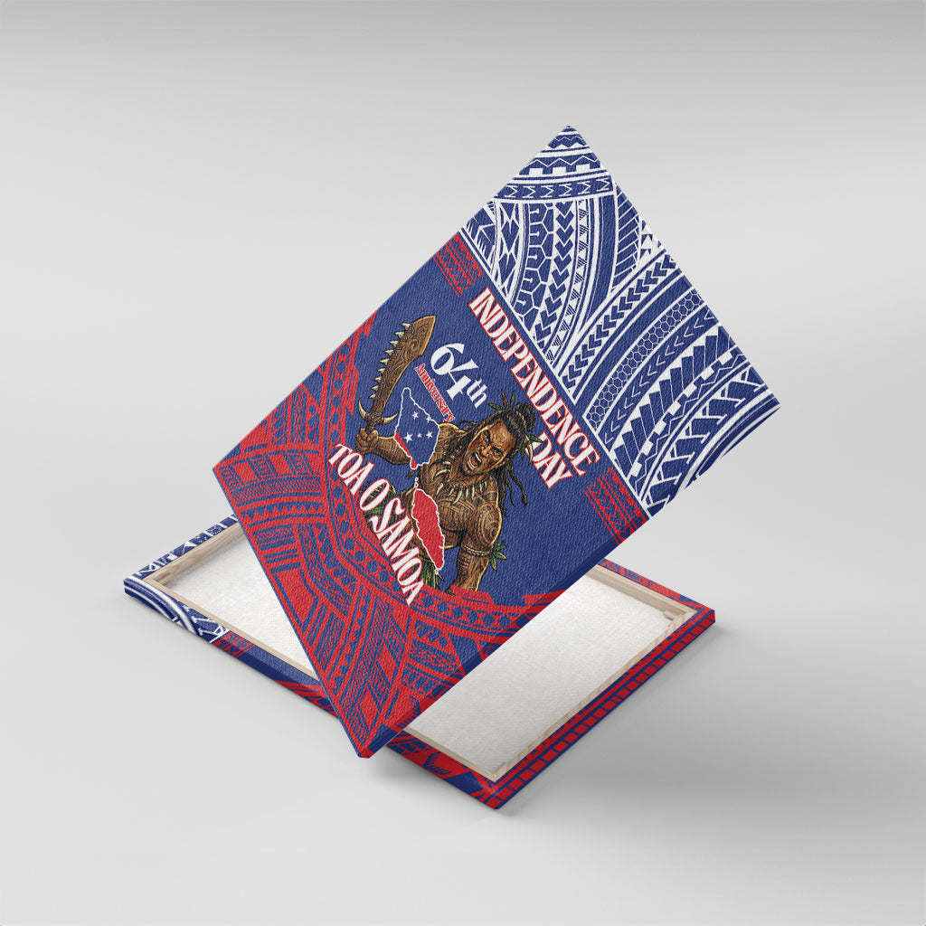 Samoa Independence Day Canvas Wall Art 64th Anniversary Toa O Samoa