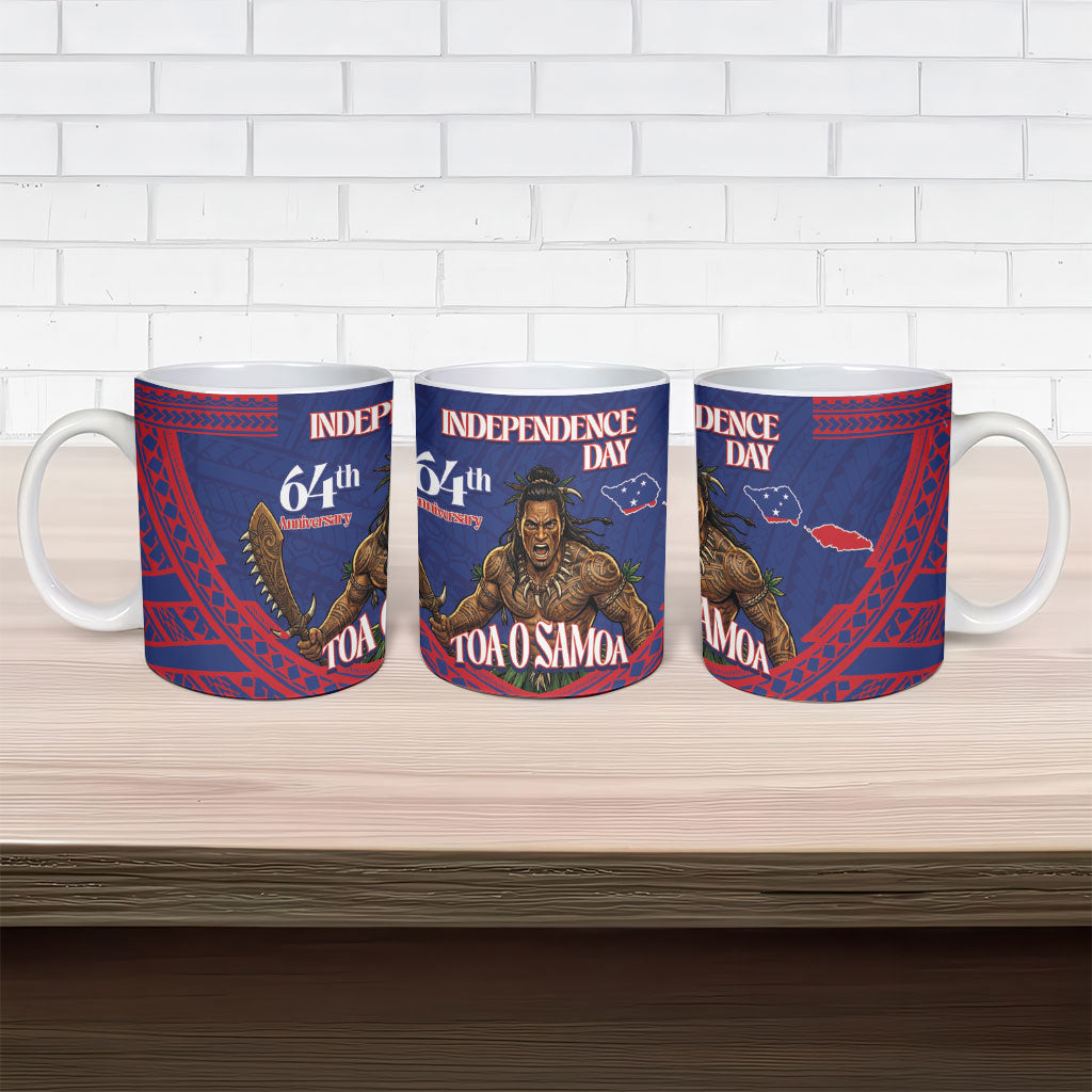 Samoa Independence Day Ceramic Mug 64th Anniversary Toa O Samoa