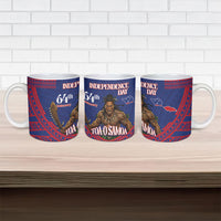Samoa Independence Day Ceramic Mug 64th Anniversary Toa O Samoa