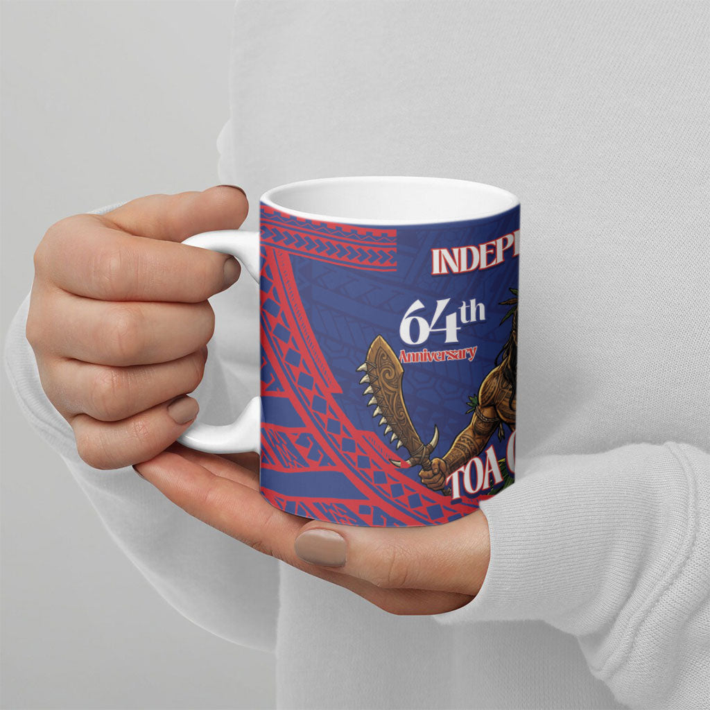Samoa Independence Day Ceramic Mug 64th Anniversary Toa O Samoa