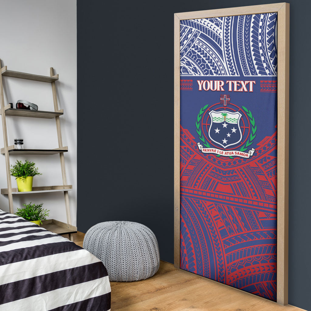 Personalised Samoa Independence Day Door Cover 64th Anniversary Toa O Samoa
