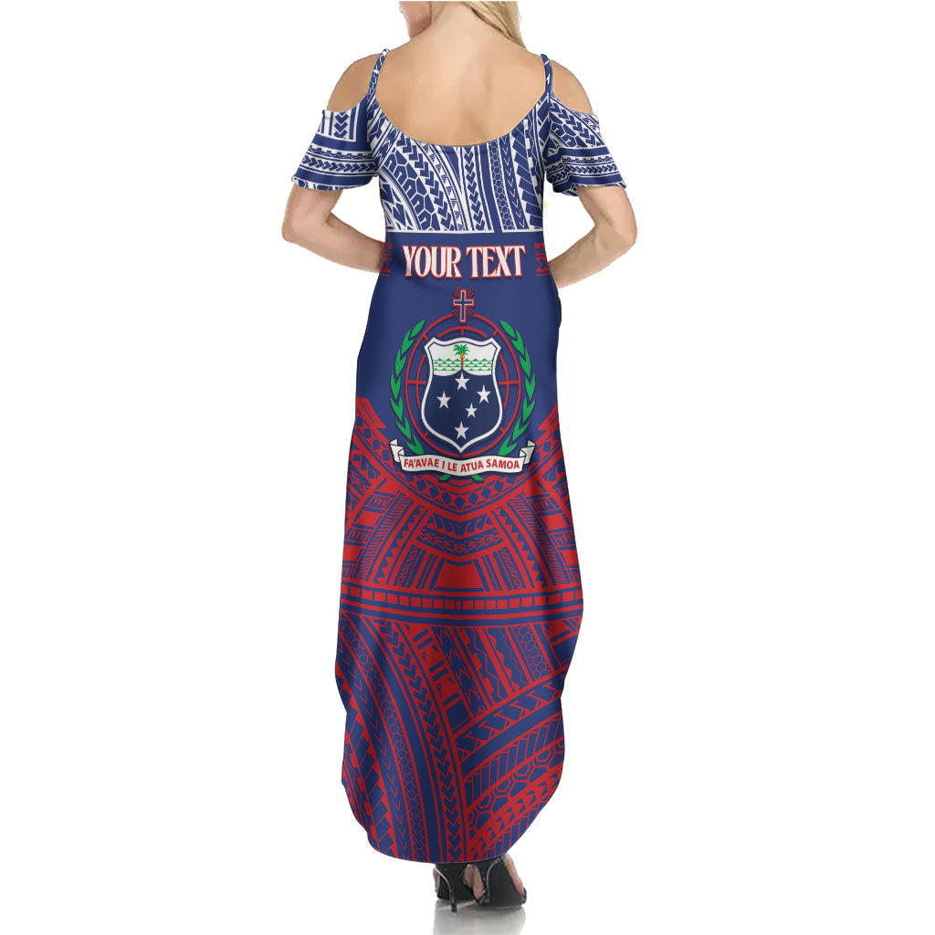 Personalised Samoa Independence Day Family Matching Summer Maxi Dress and Hawaiian Shirt 64th Anniversary Toa O Samoa LT14 - Polynesian Pride