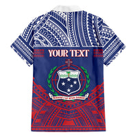 Personalised Samoa Independence Day Family Matching Tank Maxi Dress and Hawaiian Shirt 64th Anniversary Toa O Samoa LT14 - Polynesian Pride