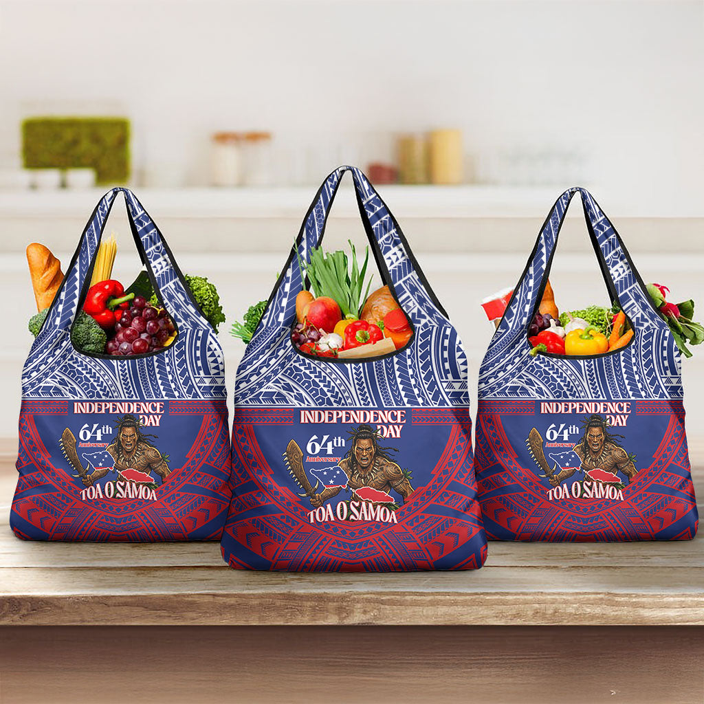 Samoa Independence Day Grocery Bag 64th Anniversary Toa O Samoa
