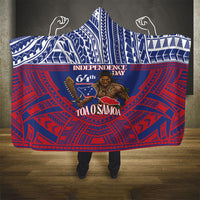 Samoa Independence Day Hooded Blanket 64th Anniversary Toa O Samoa