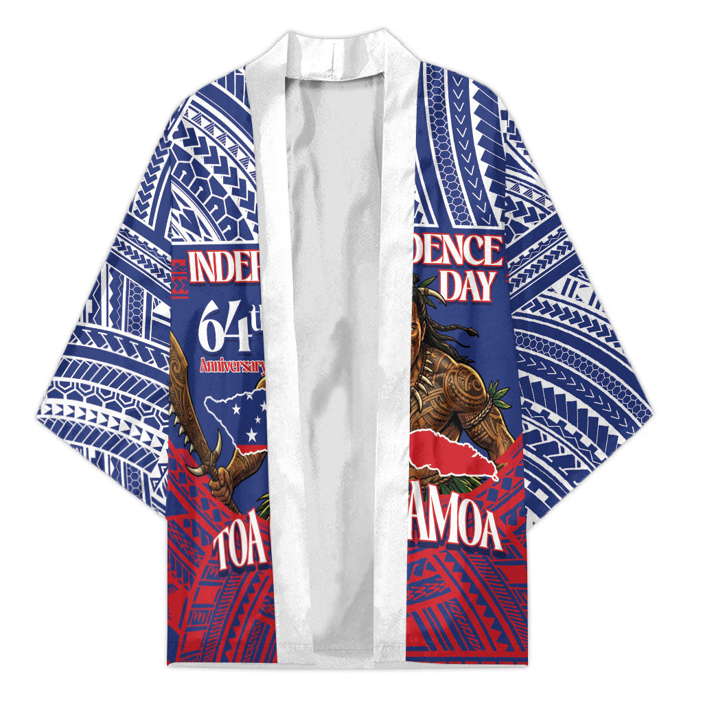 Personalised Samoa Independence Day Kimono 64th Anniversary Toa O Samoa