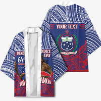 Personalised Samoa Independence Day Kimono 64th Anniversary Toa O Samoa