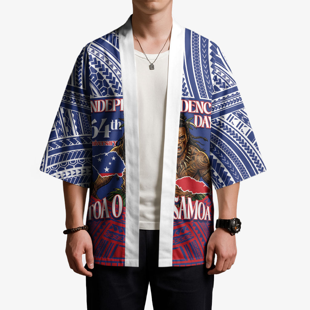 Personalised Samoa Independence Day Kimono 64th Anniversary Toa O Samoa