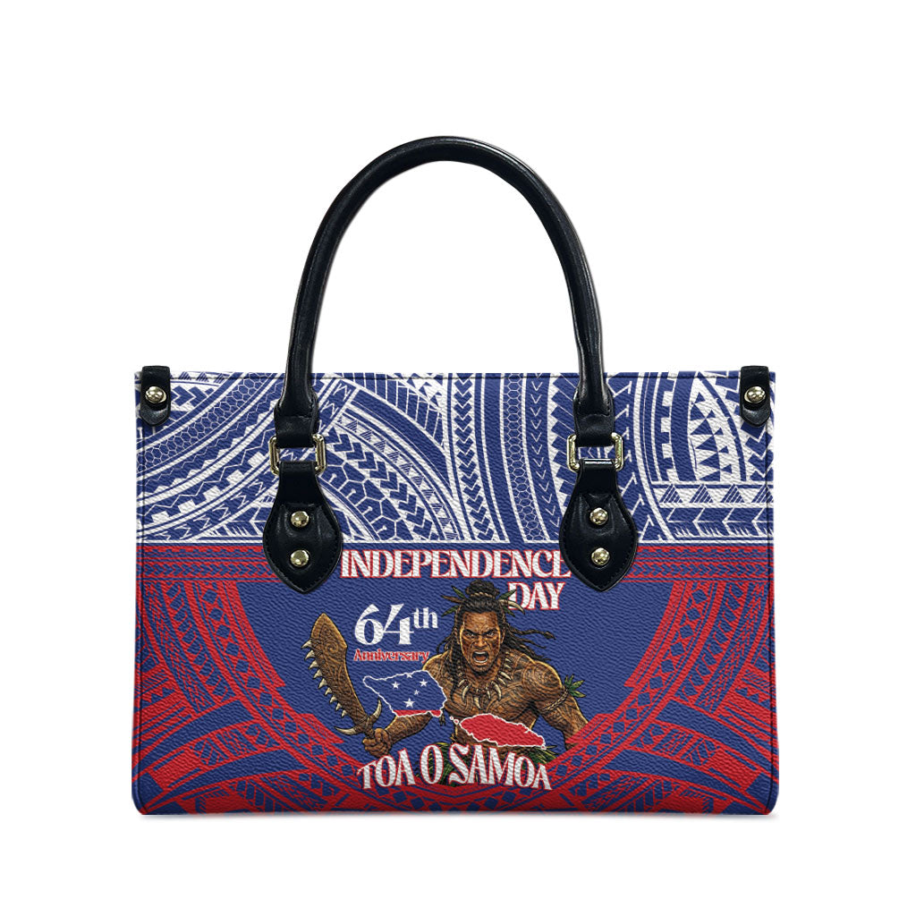 Samoa Independence Day Leather Bag 64th Anniversary Toa O Samoa