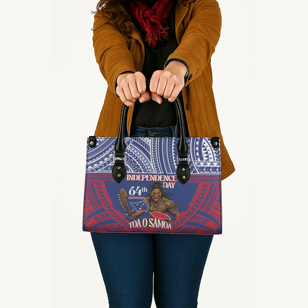 Samoa Independence Day Leather Bag 64th Anniversary Toa O Samoa