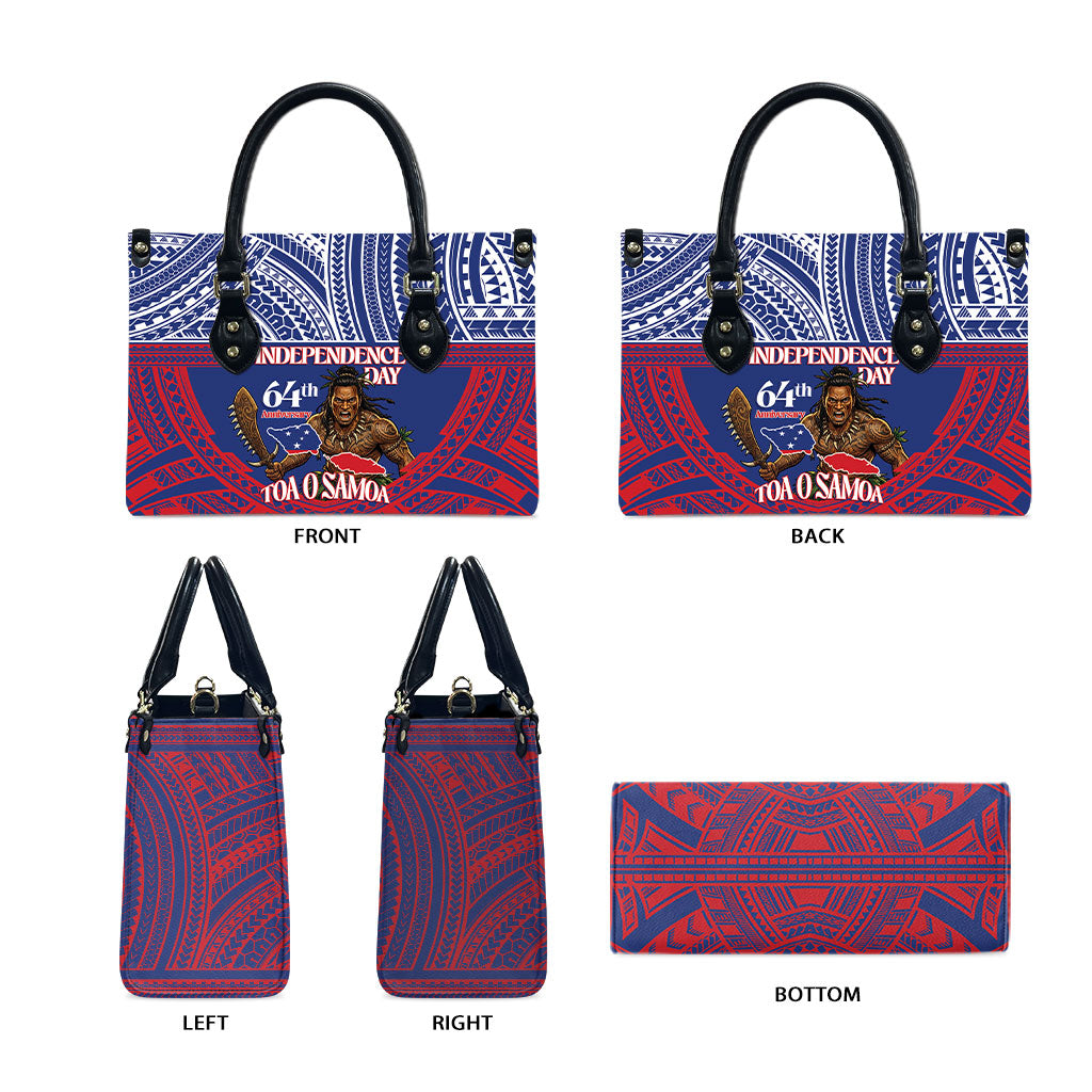 Samoa Independence Day Leather Bag 64th Anniversary Toa O Samoa