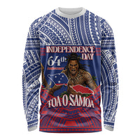Personalised Samoa Independence Day Long Sleeve Shirt 64th Anniversary Toa O Samoa