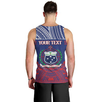 Personalised Samoa Independence Day Men Tank Top 64th Anniversary Toa O Samoa
