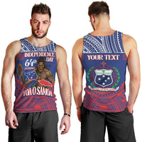 Personalised Samoa Independence Day Men Tank Top 64th Anniversary Toa O Samoa