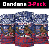Samoa Independence Day Neck Gaiter 64th Anniversary Toa O Samoa