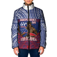 Personalised Samoa Independence Day Padded Jacket 64th Anniversary Toa O Samoa