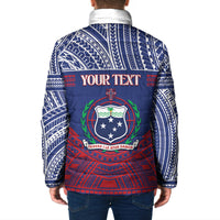 Personalised Samoa Independence Day Padded Jacket 64th Anniversary Toa O Samoa