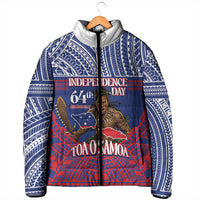 Personalised Samoa Independence Day Padded Jacket 64th Anniversary Toa O Samoa