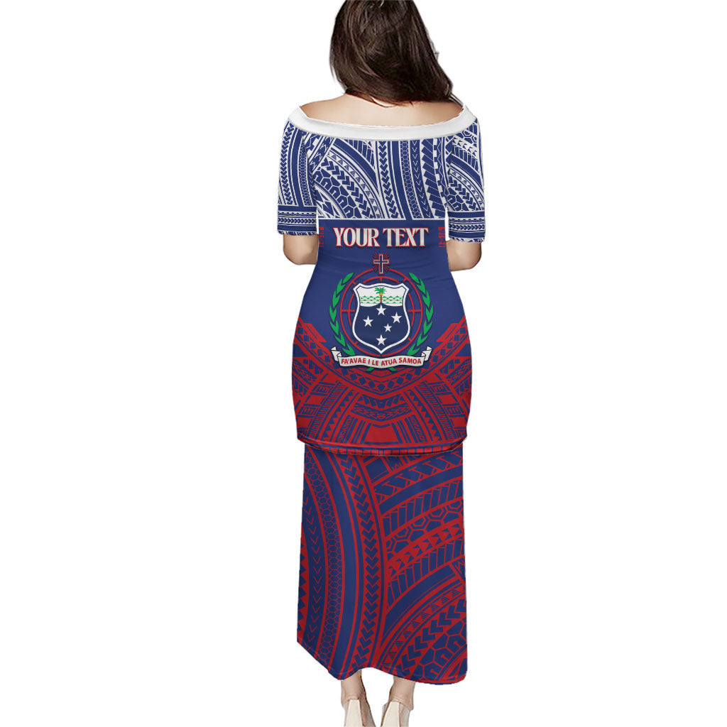 Personalised Samoa Independence Day Puletasi 64th Anniversary Toa O Samoa LT14 - Polynesian Pride