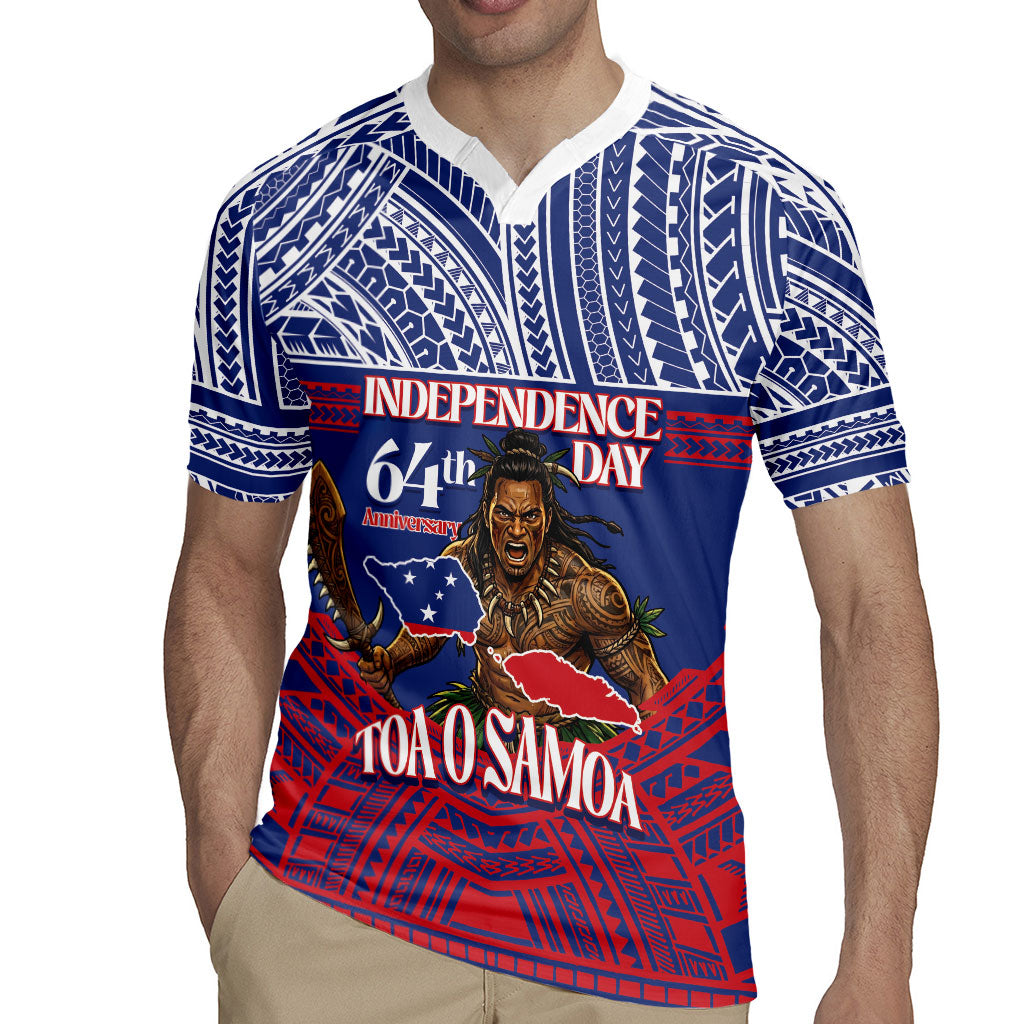 Personalised Samoa Independence Day Rugby Jersey 64th Anniversary Toa O Samoa