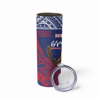 Samoa Independence Day Skinny Tumbler 64th Anniversary Toa O Samoa LT14 - Polynesian Pride