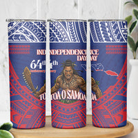 Samoa Independence Day Skinny Tumbler 64th Anniversary Toa O Samoa LT14 - Polynesian Pride