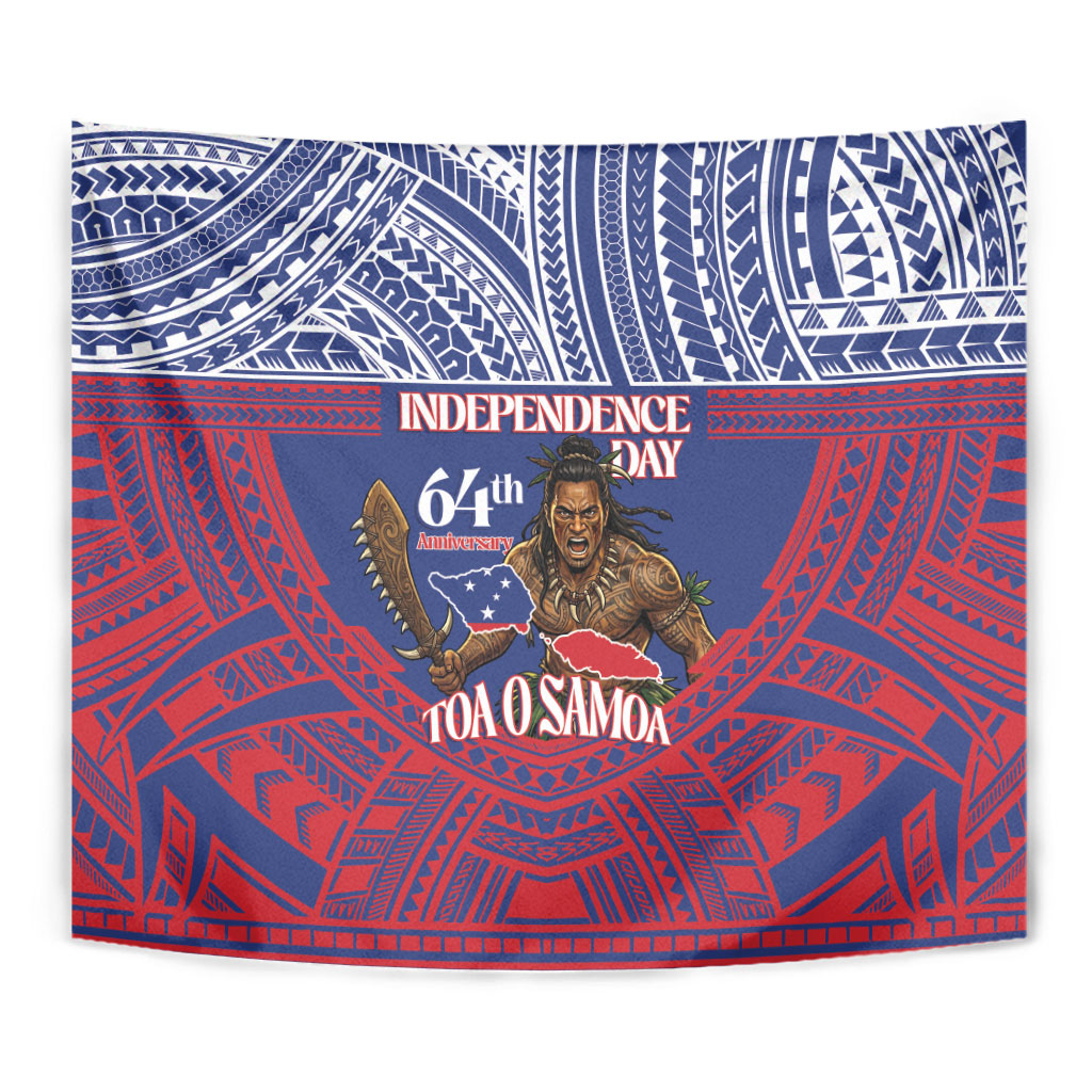 Samoa Independence Day Tapestry 64th Anniversary Toa O Samoa