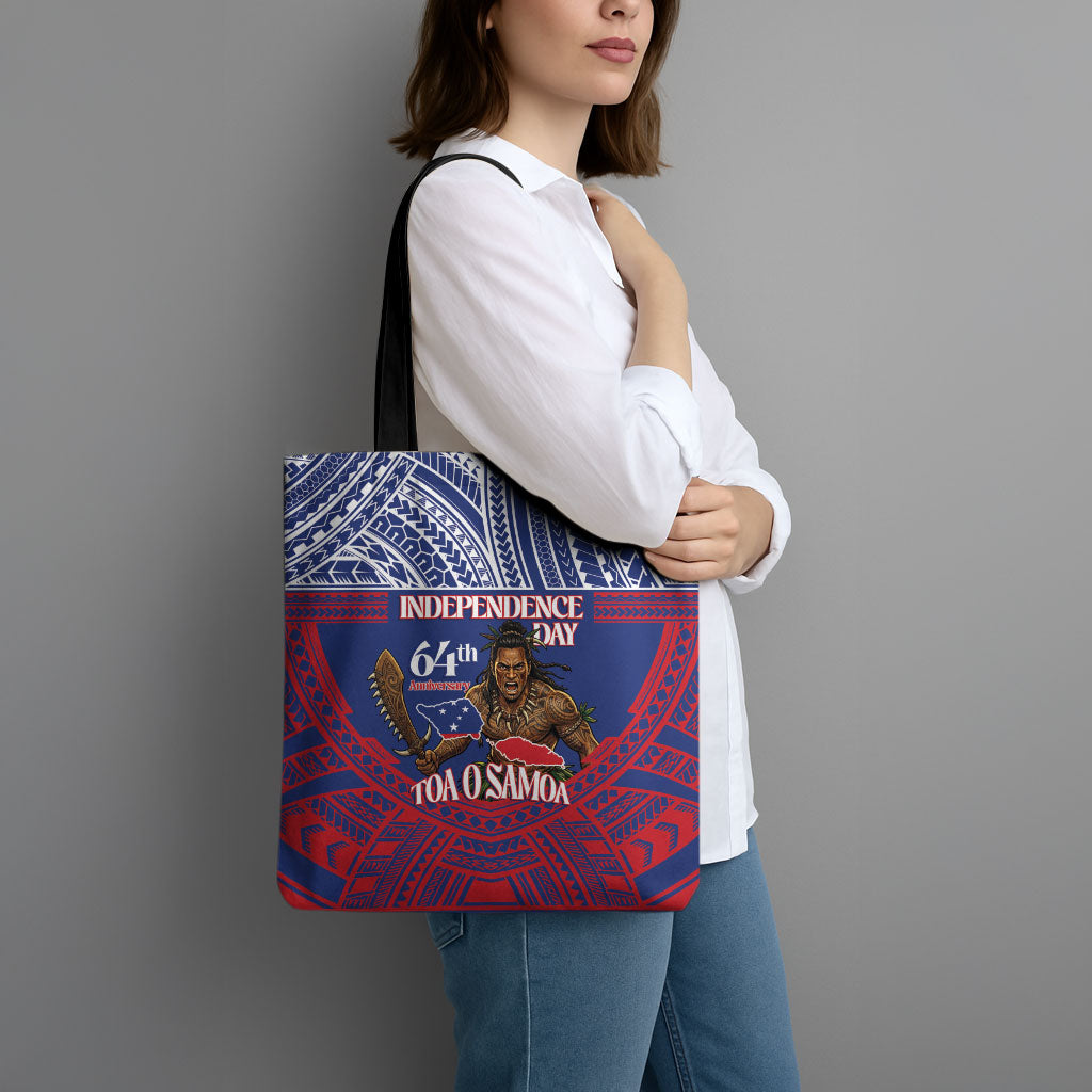Samoa Independence Day Tote Bag 64th Anniversary Toa O Samoa