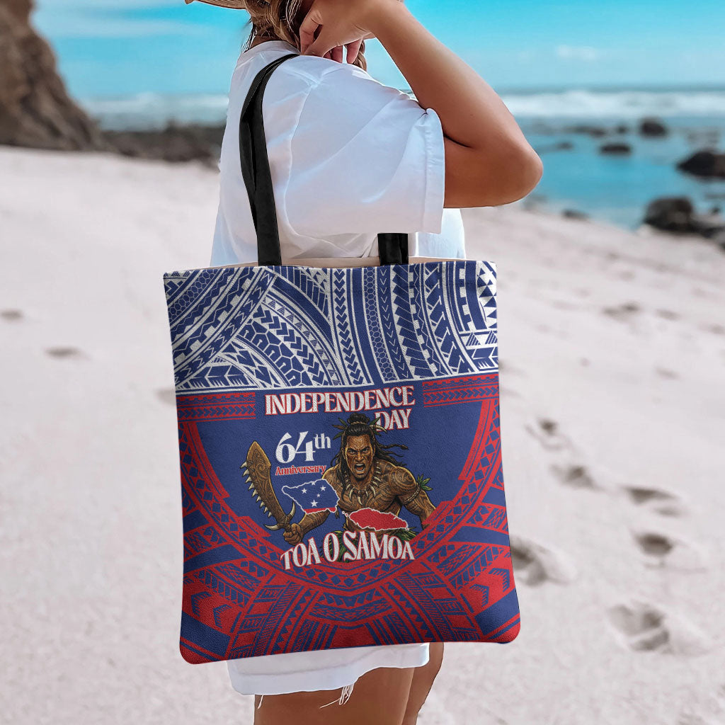 Samoa Independence Day Tote Bag 64th Anniversary Toa O Samoa