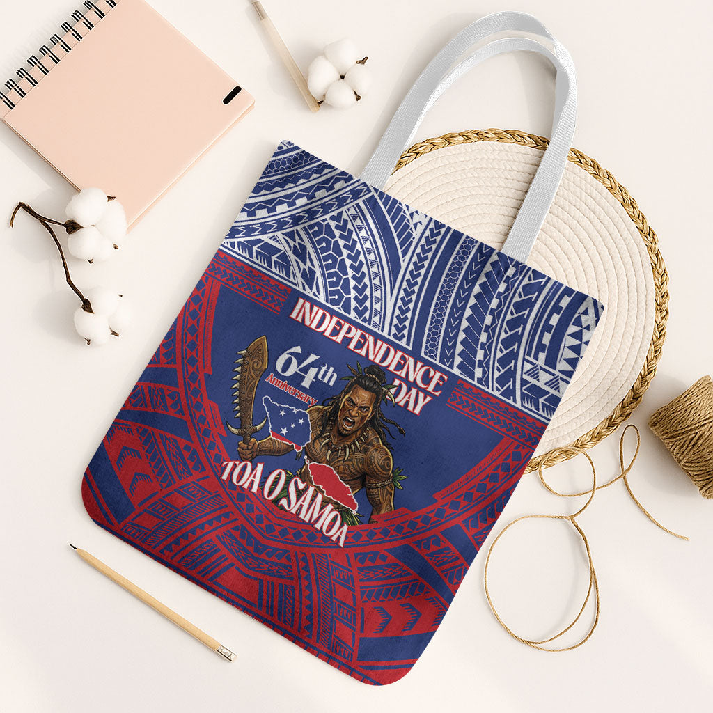 Samoa Independence Day Tote Bag 64th Anniversary Toa O Samoa
