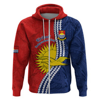 Kiribati Independence Day Hoodie Happy 44th Anniversary Hibiscus Polynesian LT14 - Polynesian Pride
