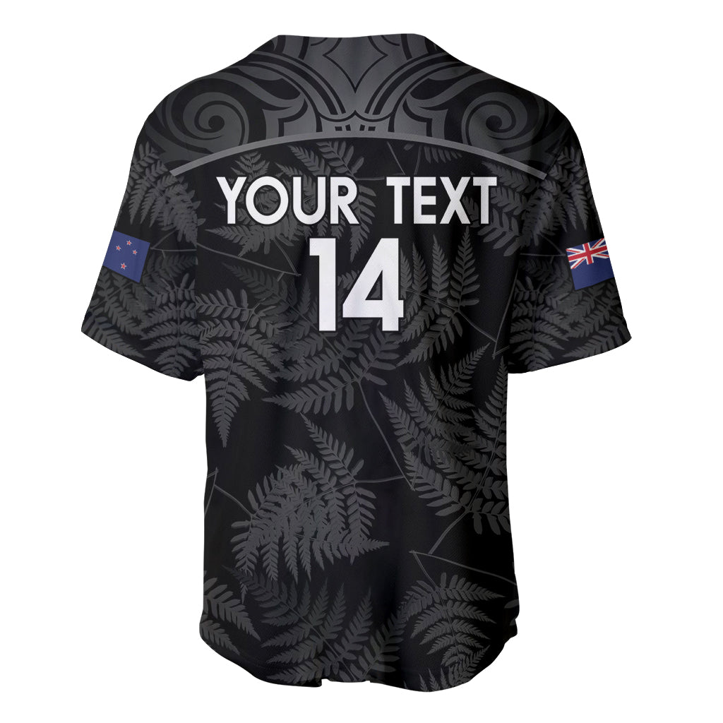 Custom New Zealand Silver Fern Football Baseball Jersey Summer 2024 Olympic Go Aotearoa LT14 - Polynesian Pride