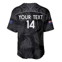Custom New Zealand Silver Fern Football Baseball Jersey Summer 2024 Olympic Go Aotearoa LT14 - Polynesian Pride