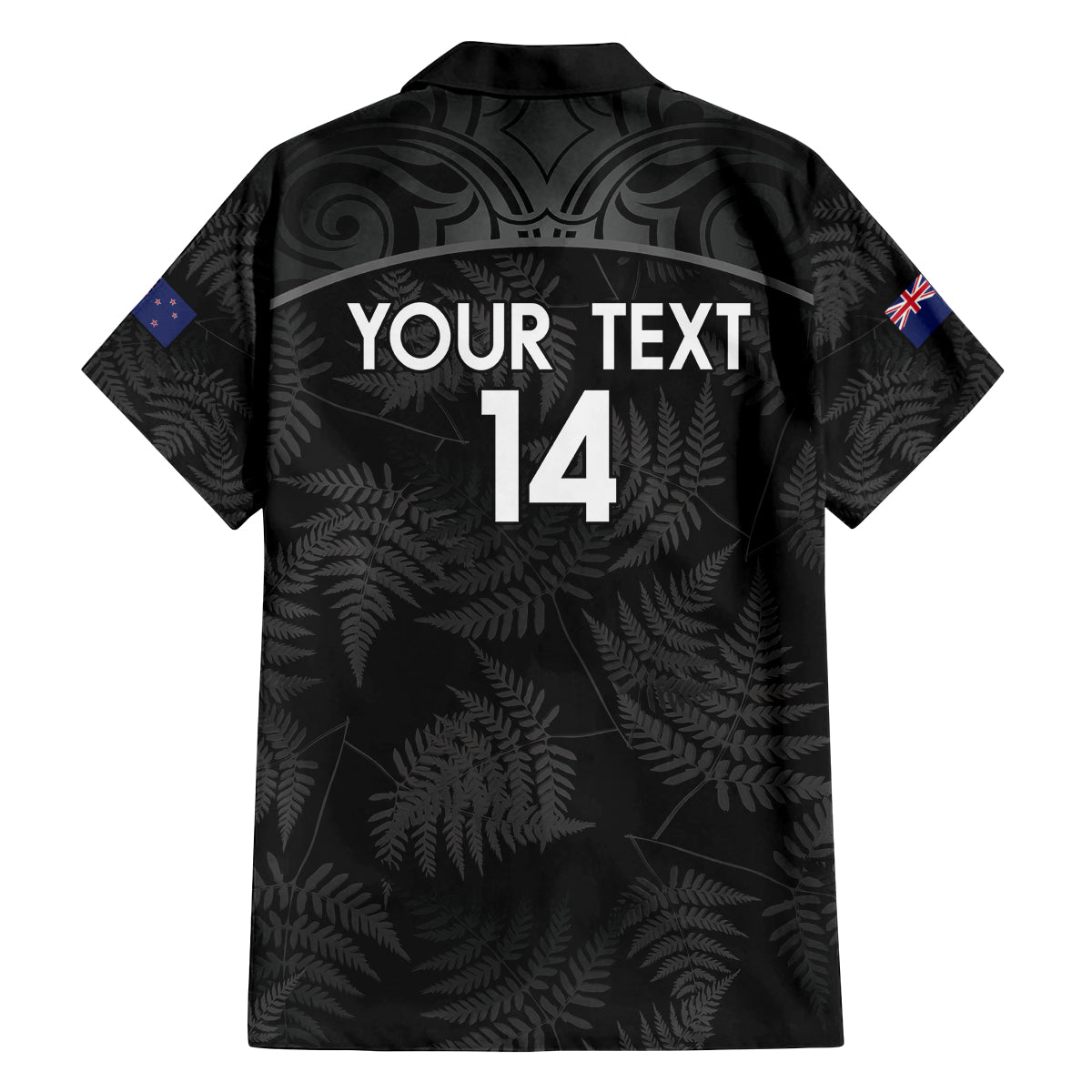 Custom New Zealand Silver Fern Football Family Matching Puletasi and Hawaiian Shirt Summer 2024 Olympic Go Aotearoa LT14 - Polynesian Pride