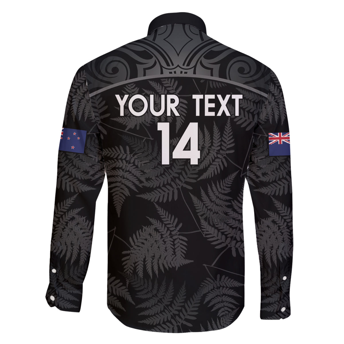 Custom New Zealand Silver Fern Football Family Matching Puletasi and Hawaiian Shirt Summer 2024 Olympic Go Aotearoa LT14 - Polynesian Pride