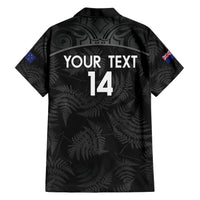 Custom New Zealand Silver Fern Football Family Matching Short Sleeve Bodycon Dress and Hawaiian Shirt Summer 2024 Olympic Go Aotearoa LT14 - Polynesian Pride