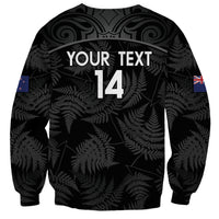 Custom New Zealand Silver Fern Football Sweatshirt Summer 2024 Olympic Go Aotearoa LT14 - Polynesian Pride