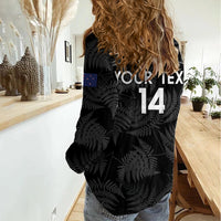 Custom New Zealand Silver Fern Football Women Casual Shirt Summer 2024 Olympic Go Aotearoa LT14 - Polynesian Pride
