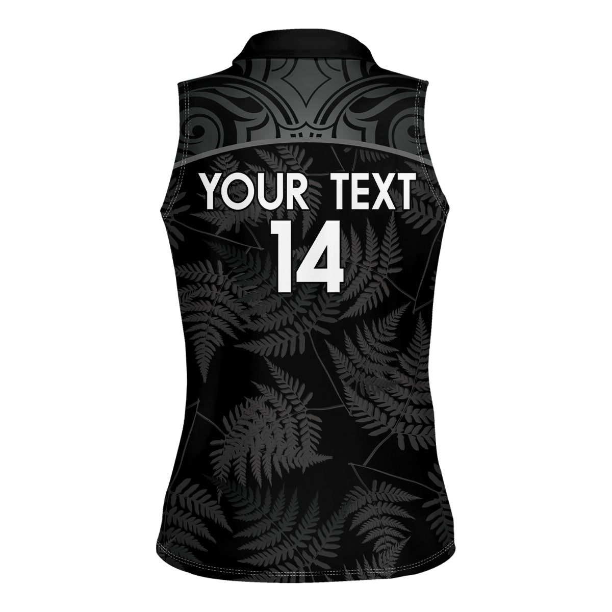 Custom New Zealand Silver Fern Football Women Sleeveless Polo Shirt Summer 2024 Olympic Go Aotearoa LT14 - Polynesian Pride
