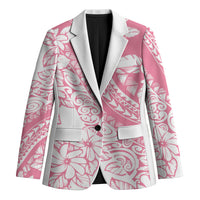 Polynesian Tiare Flower Pink Pastel Vibes Blazer