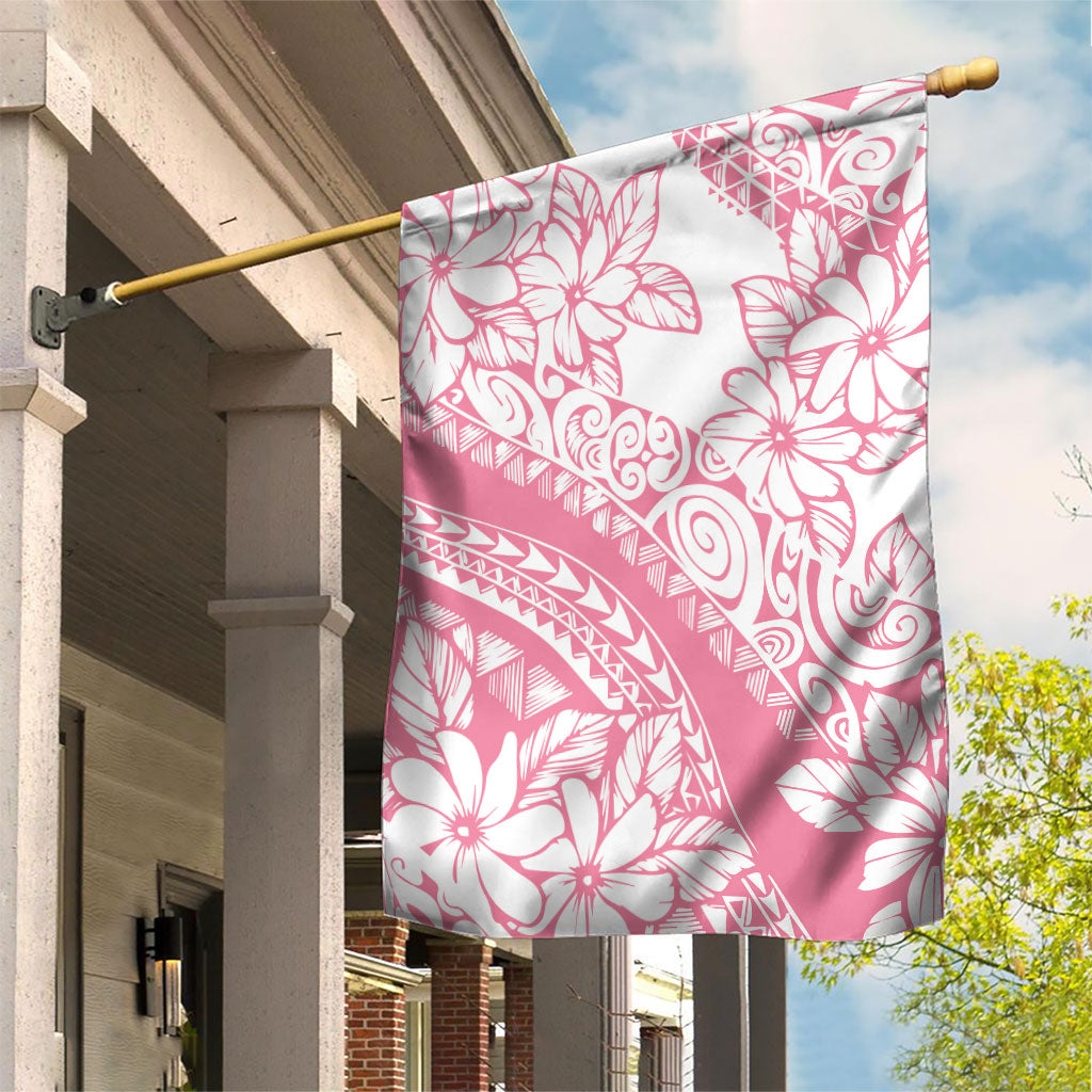 Polynesian Tiare Flower Pink Pastel Vibes Garden Flag LT14 House Flag Pink - Polynesian Pride